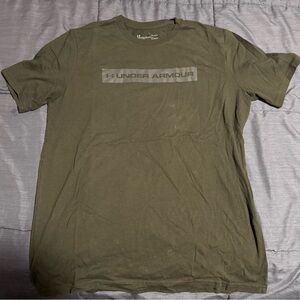 Under Armour Men's Dark Green Short Sleeve Tee